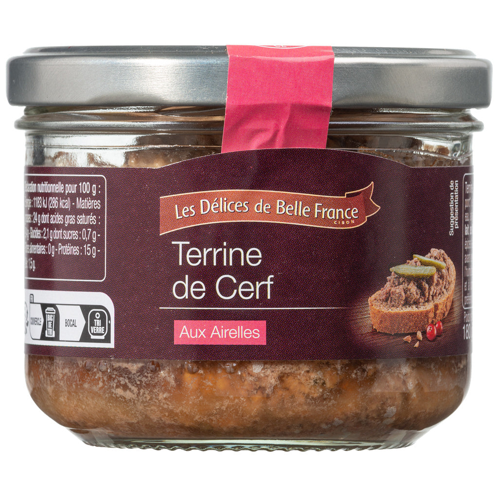 Terrine de Cerf aux Airelles 180 g — Les Délices de Belle France