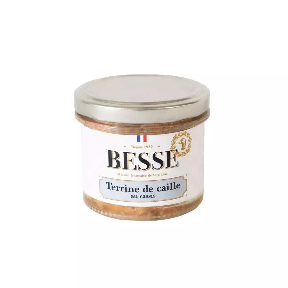 Terrine de Caille au Cassis 100g BESSE