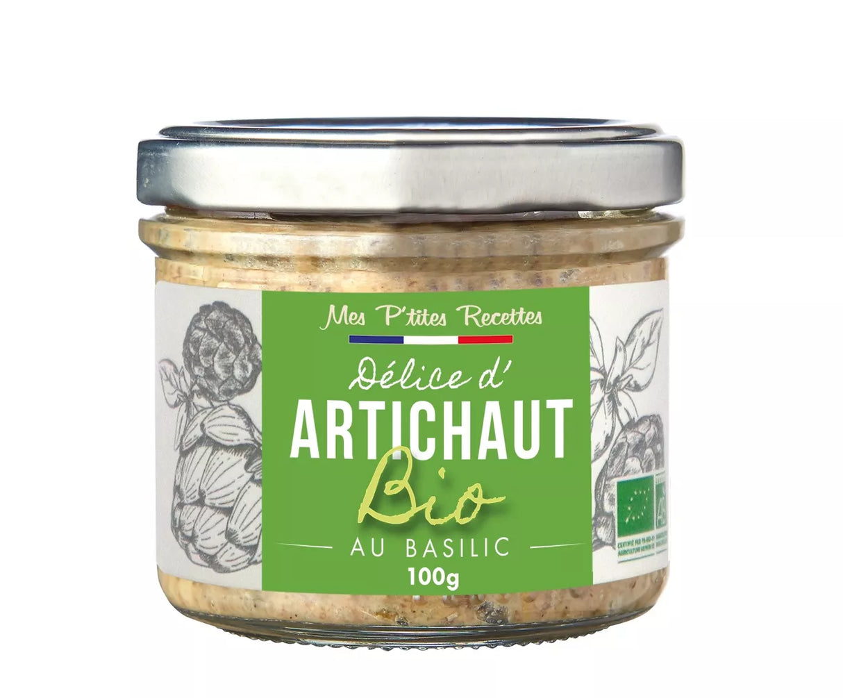 Artichaut BIO au Basilic 100 g - MES P'TITES RECETTES