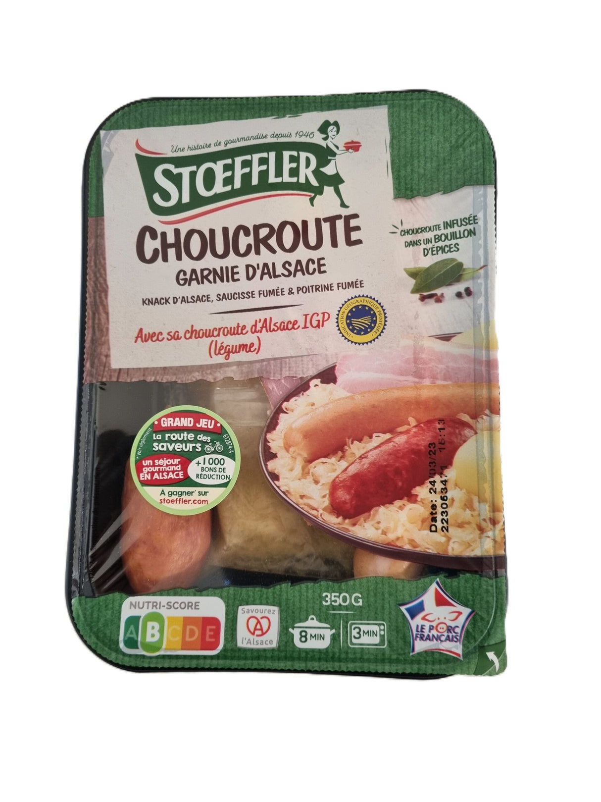 Alsatian Sauerkraut with Pork and Sausage 350G