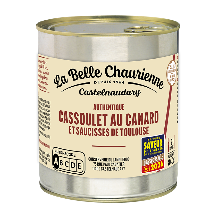 CASSOULET AU CANARD 840G