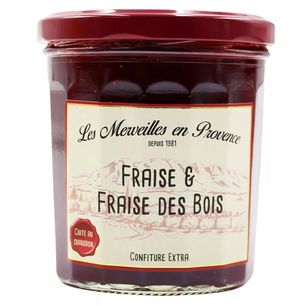 CONFITURE FRAISE & FRAISE DES BOIS 350G LMP