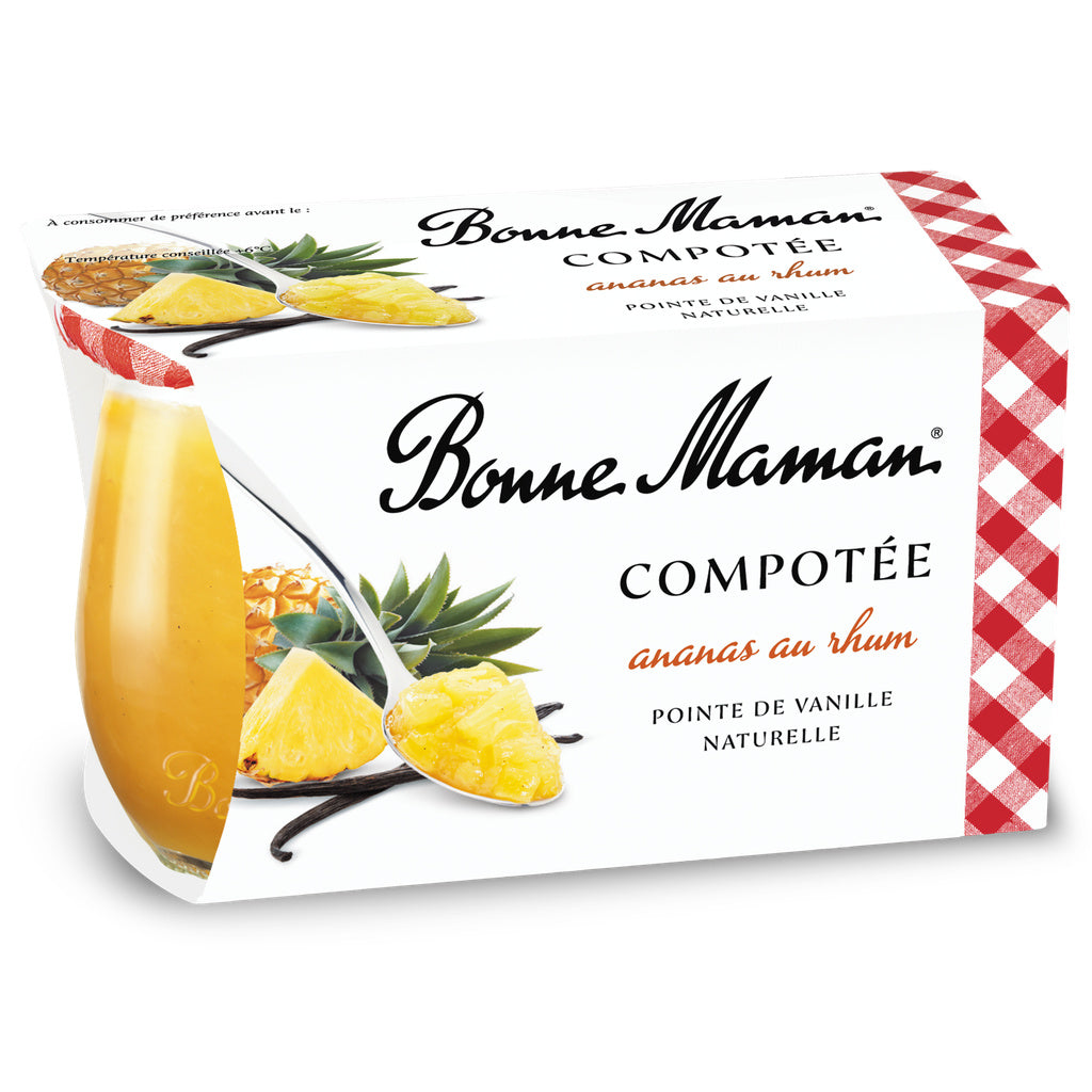 COMPOTEE ANANAS AU RHUM BONNE MAMAN