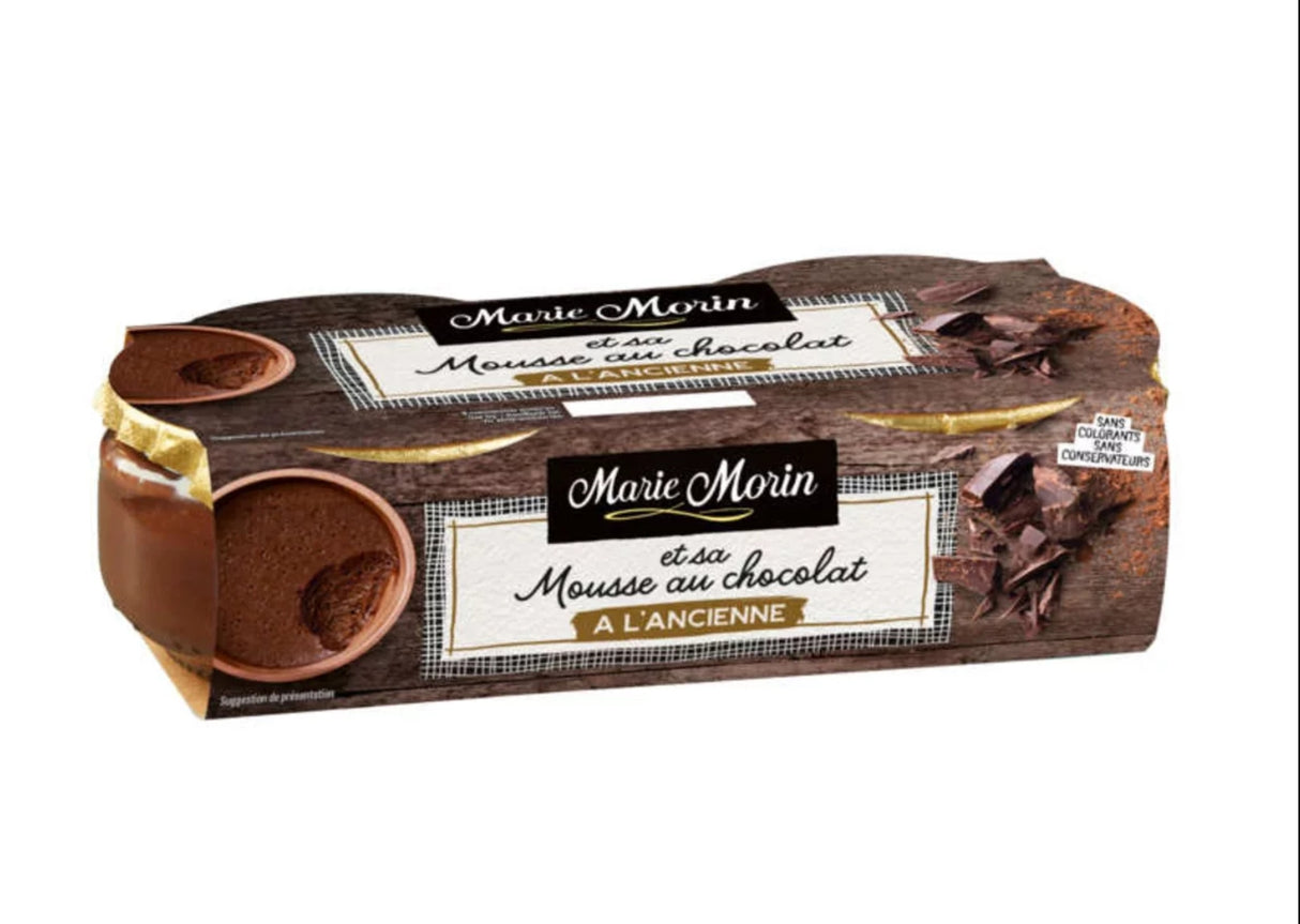MARIE MORIN Mousse Chocolat À L’ancienne 2x100g