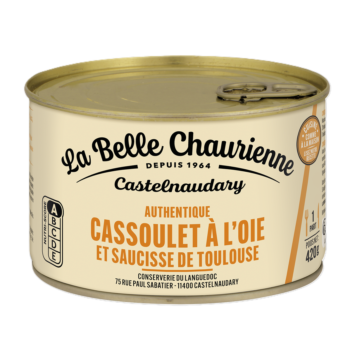 Traditional Cassoulet with Goose 420g