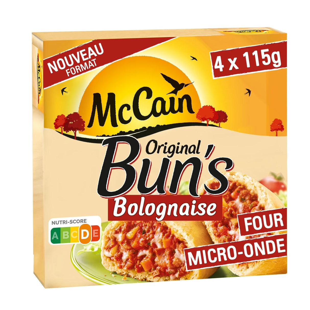 BUN'SX4 BOLOGNAISE ORIGINAL 460G MC CAIN