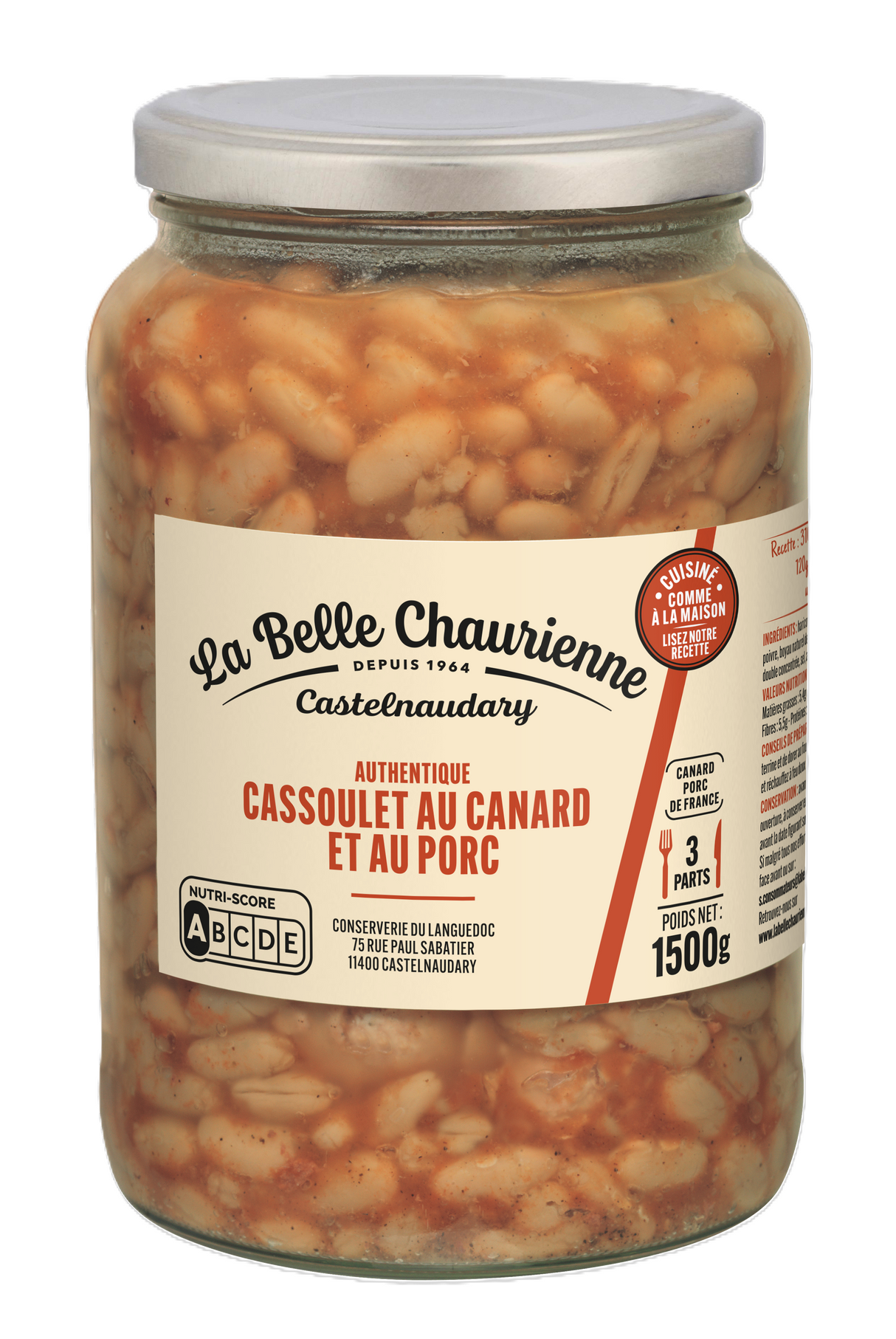 CASSOULET WITH DUCK & PORK 1.5KG