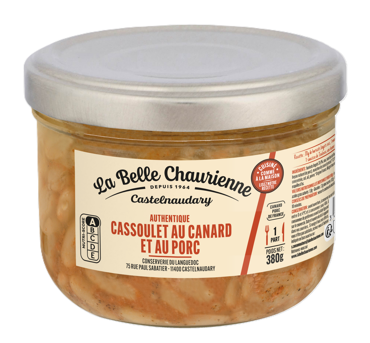 DUCK AND PORK CASSOULET 380G