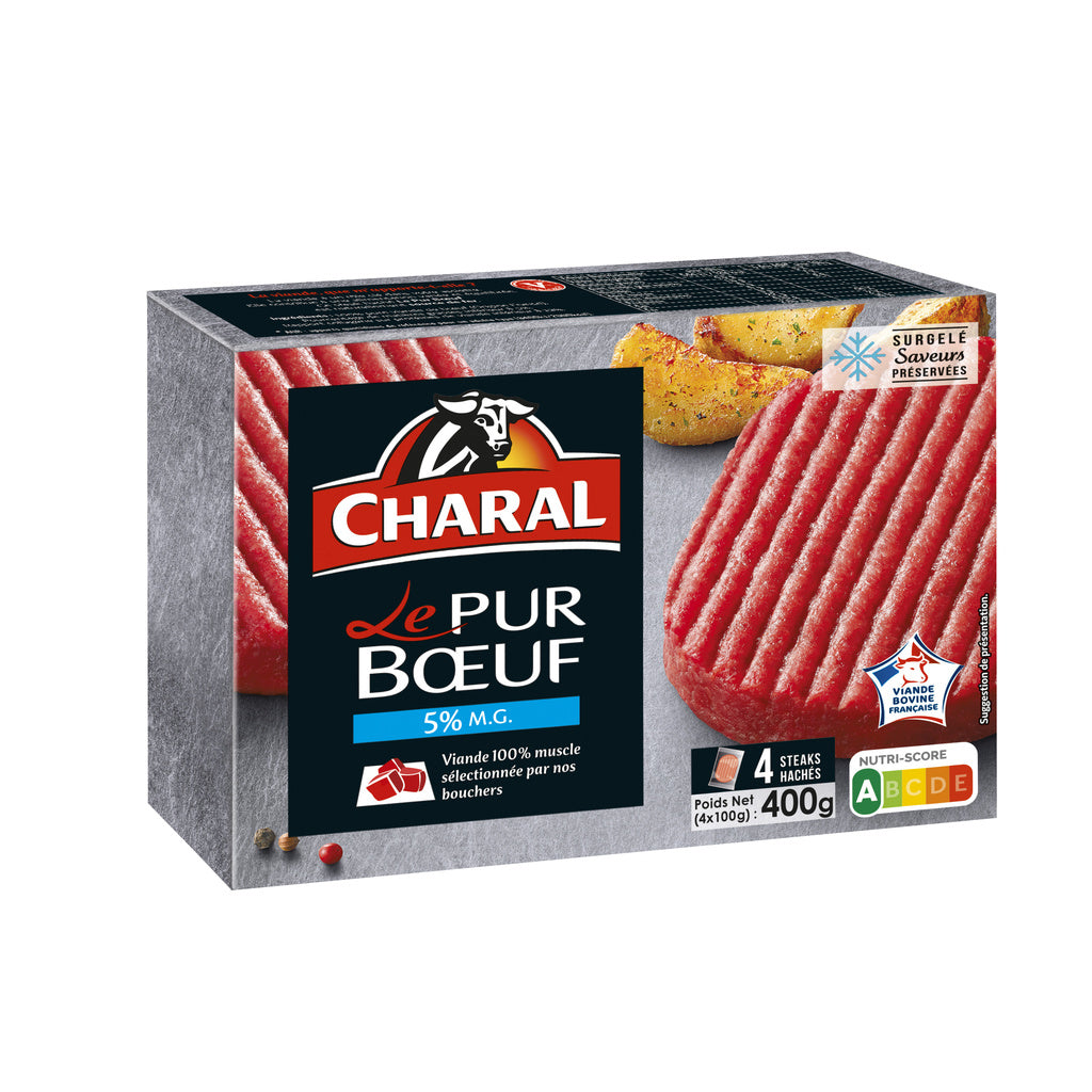 CHARAL BEEF PURE 4X100G