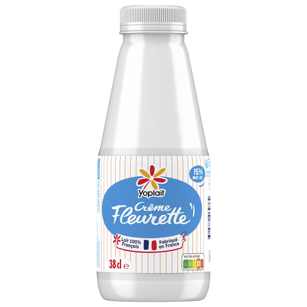Crème Fleurette légère Yoplait 15% MG 38 cl