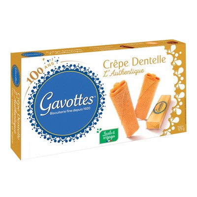 GAVOTTES CREPE NATUREL 125G