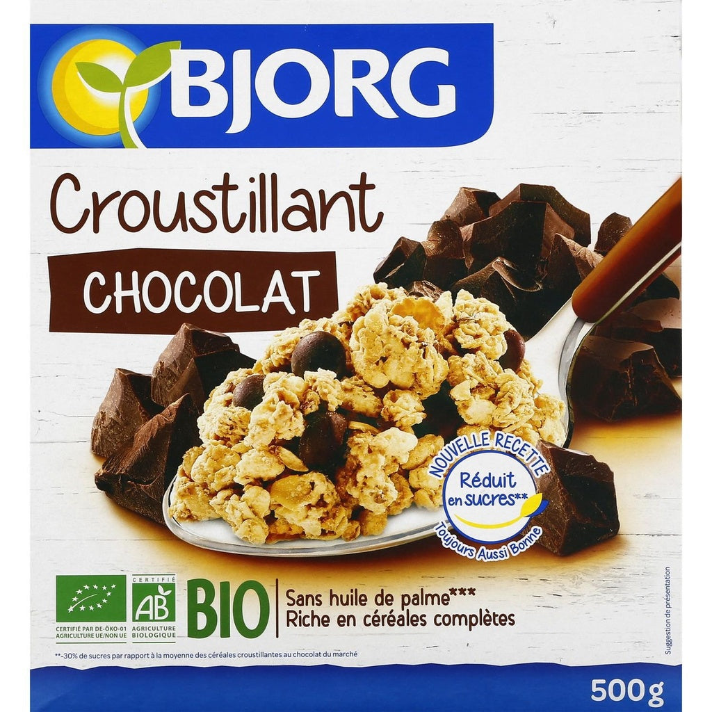 BJORG CRUNCHY CHOCOLATE 5OOG