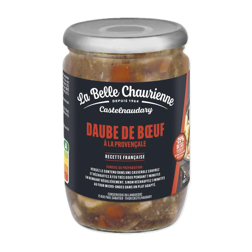 DAUBE DE BOEUF PROVENCALE 585G JAR