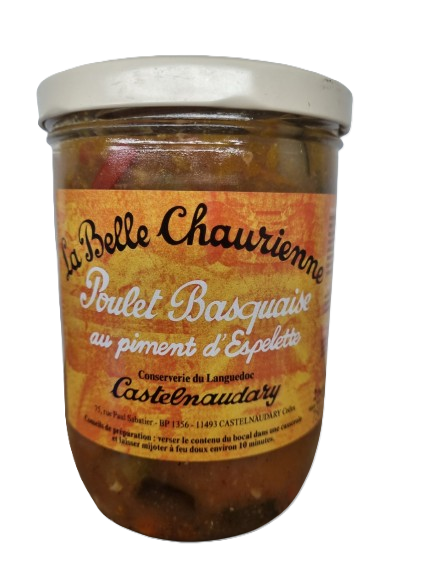 Chicken in Basque style with piquante sauce, 750g