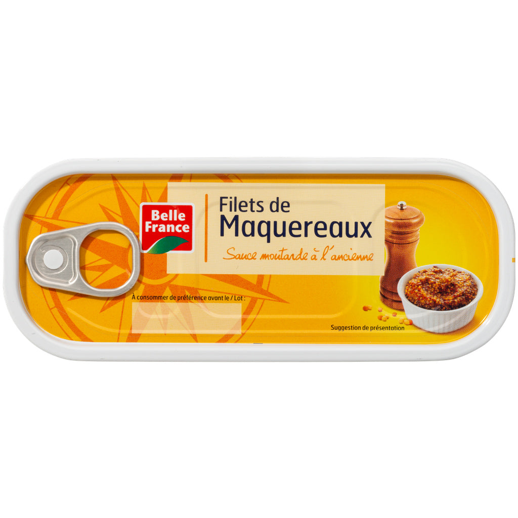 FILET MAQUEREAU SAUCE MOUTARDE 169 G BELLE FRANCE
