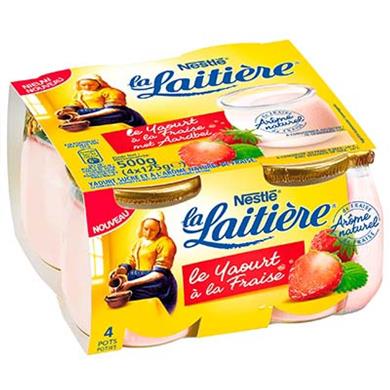 STRAWBERRY YOGURT 4X125