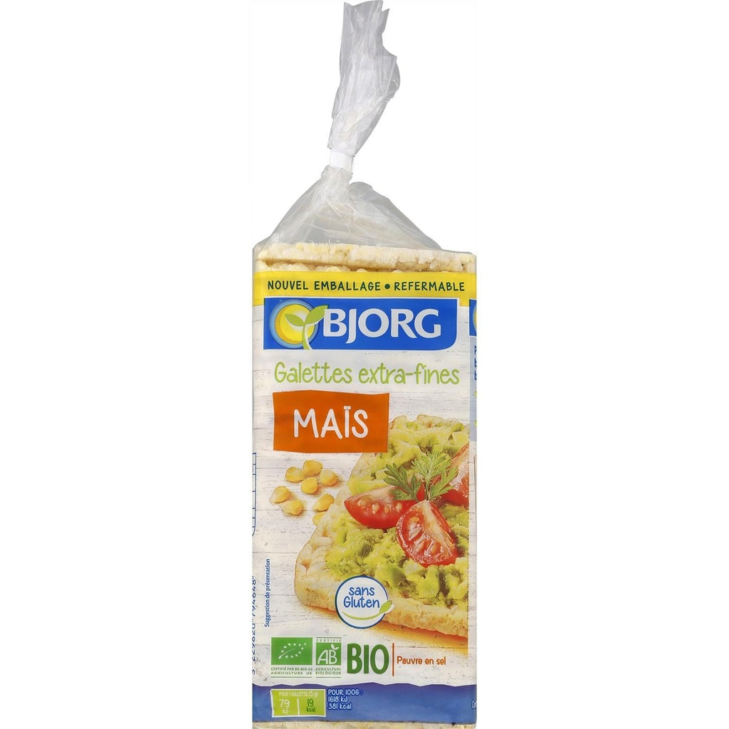 BJORG Organic Corn Crackers 130G