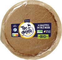 ORGANIC SQUASHED RYE GALETTES 4XRE
