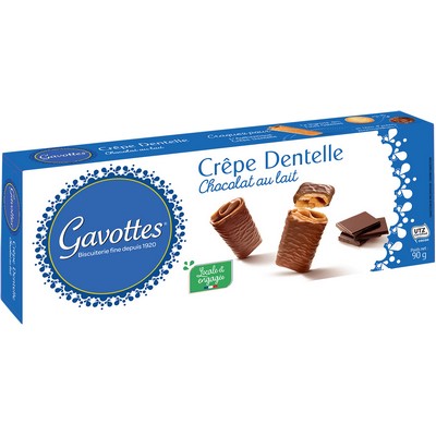 CRÊPE DENTELLE WITH MILK CHOCOLATE