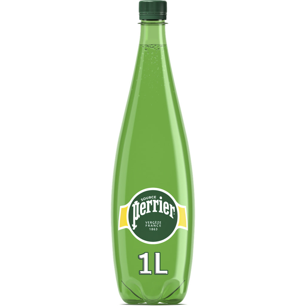 PERRIER NATURAL SPARKLING MINERAL WATER 1L