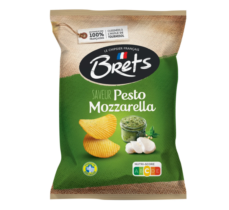 BRETS PESTO MOZZARELLA 125G
