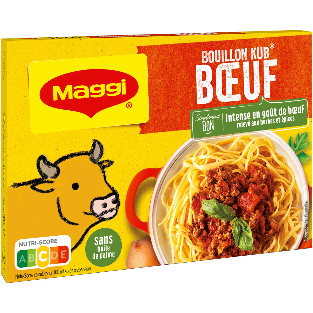 Bouillon Kub Au Boeuf 180G Maggi