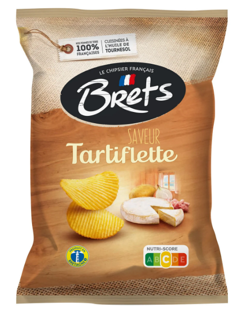 Chips, Tartiflette flavour, 125g, Brets