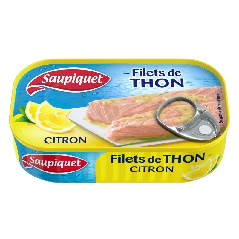 Tuna Fillets with Lemon 115G Saup.