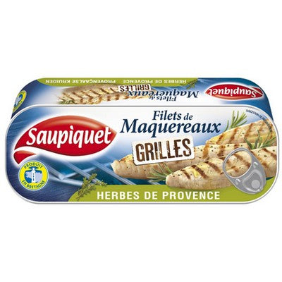 Grilled Mackerel Fillets with Herbs de Provence.