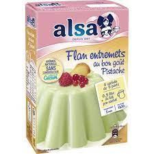Flan Entremets Pistache Alsa