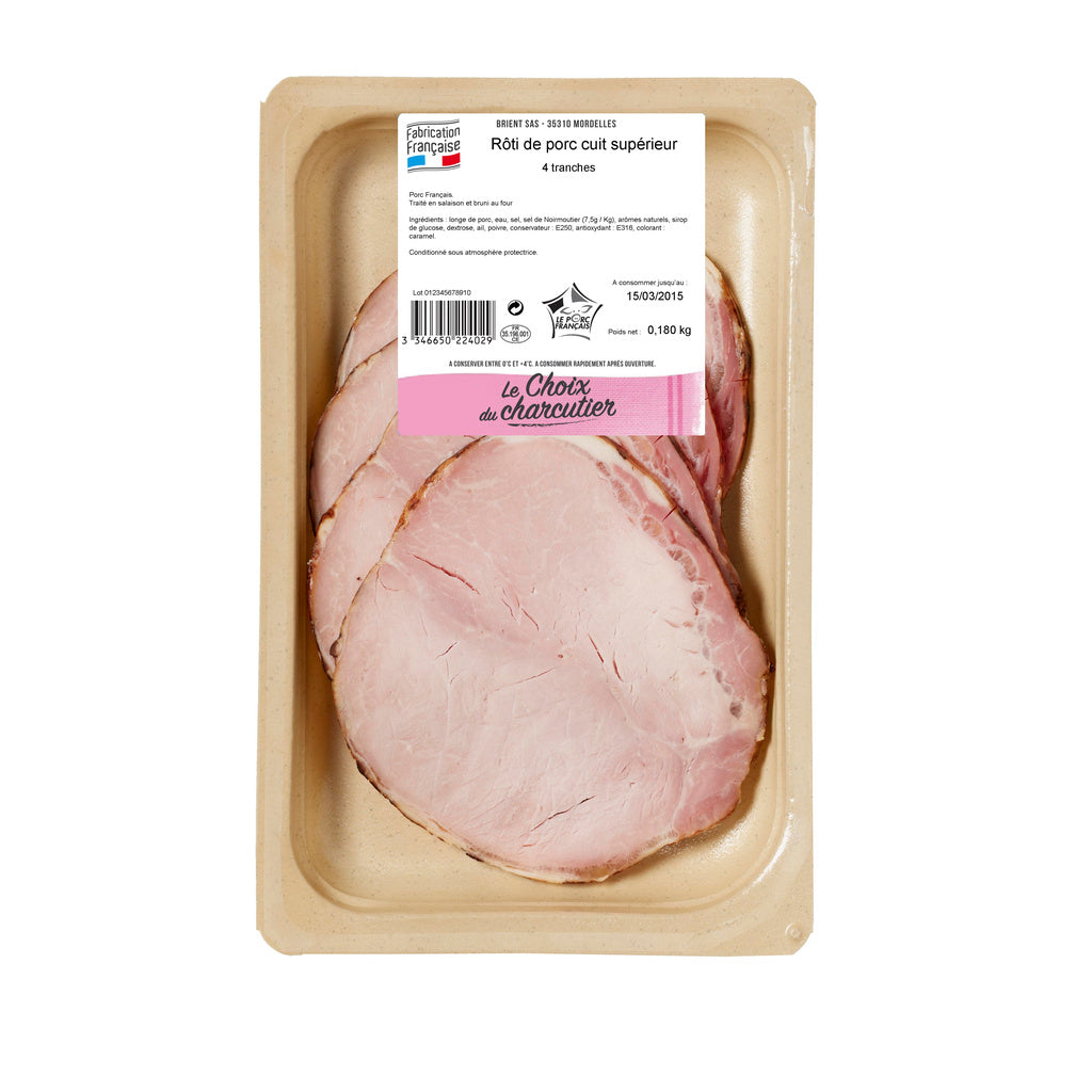 Roast Pork, Superior Quality, 4 servings, Le Cc