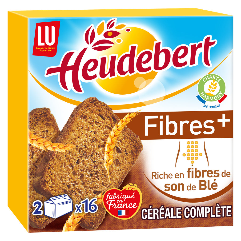 Biscotte Fibres+280G Heudeb.
