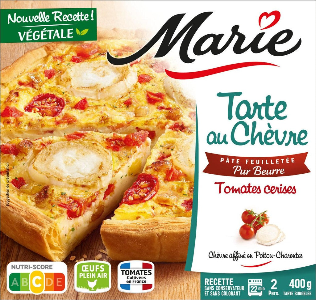Marie Goat Cheese and Cherry Tomato Tart 400G