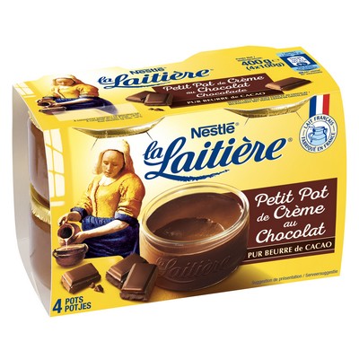 LE PETIT POT DE CRÈME AU CHOCOLAT 4 x 100g