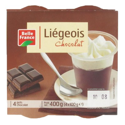 LIEGEOIS CHOCOLATE 4X100G BF