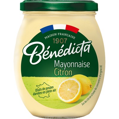 MAYONNAISE LEMON 255GR BENED