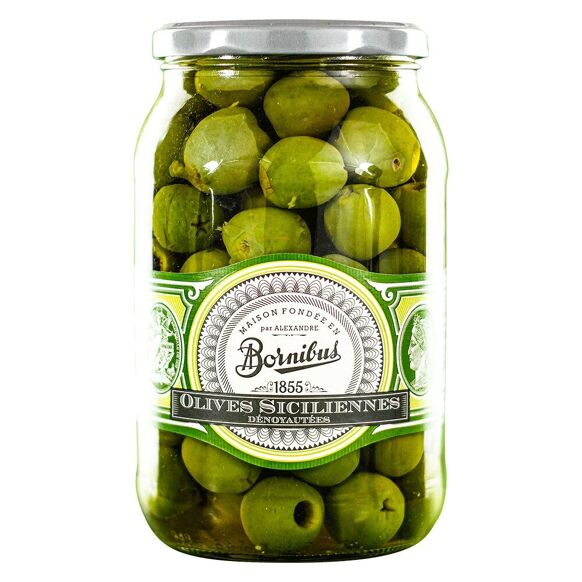 SICILIAN OLIVES 430G BORN