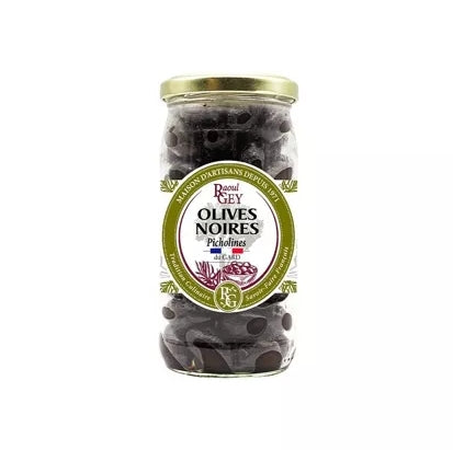 Olive Noire Picholine - RAOEL GEY - 37cl / Poids net 200g