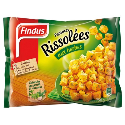 FINDUS HERBED POTATO CROQUETTES 750G