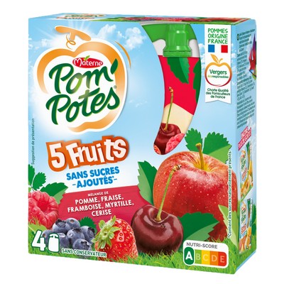 POMPOTES FRUIT ROUGEX5 MATERN