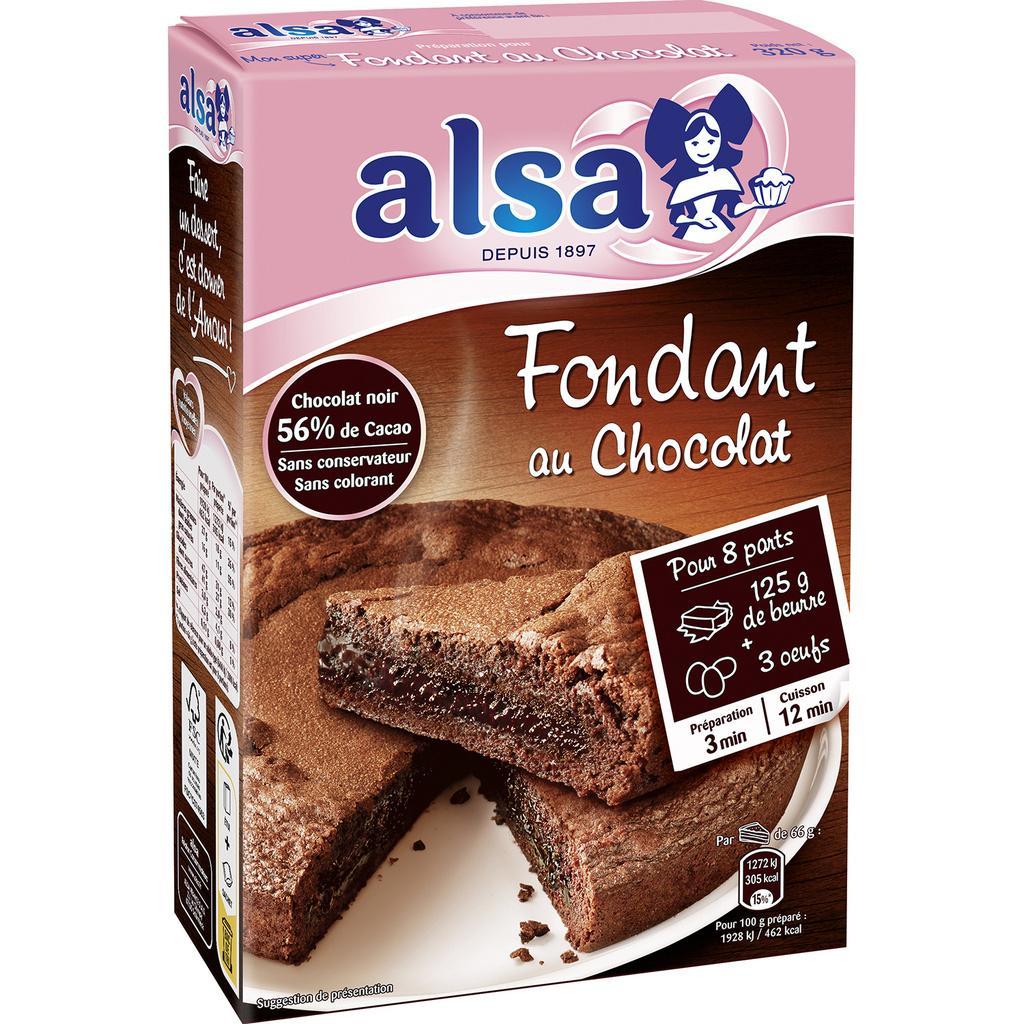 PREP. FONDANT AU CHOCOLAT ALSACE