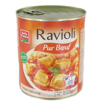 RAVIOLI PURE BEEF 800G BF