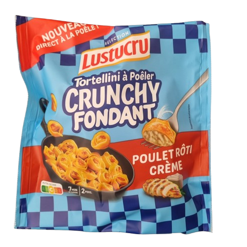 Tortellini à Poêler Crunchy Fondant Poulet Rôti Crème