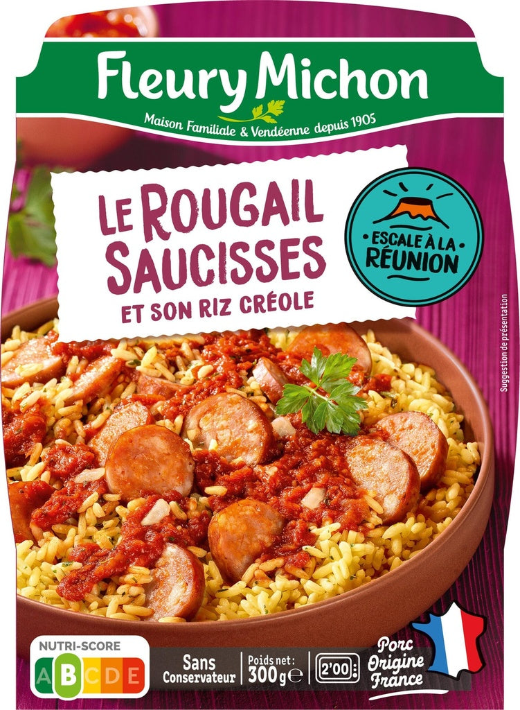 ROUGAIL SAUSAGES CREOLE RICE 300G