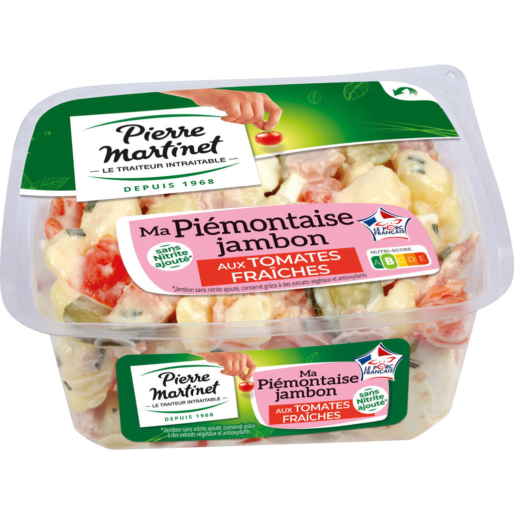 Salade Piémontaise jambon aux tomates fraîches 300g MARTINET