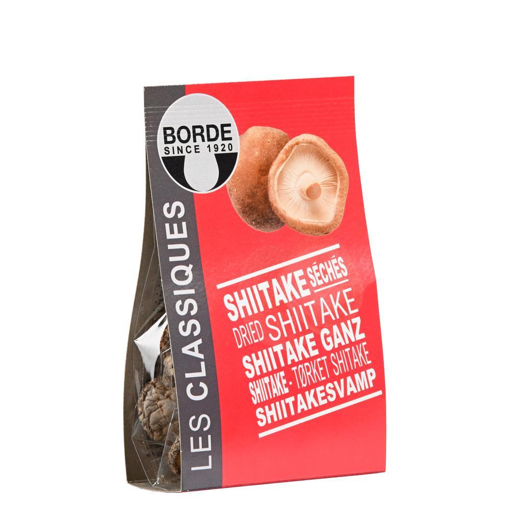 DRIED SHIITAKE MUSHROOMS 20G BORDE