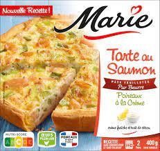 Marie's Salmon and Leek Tart with Cream 400G