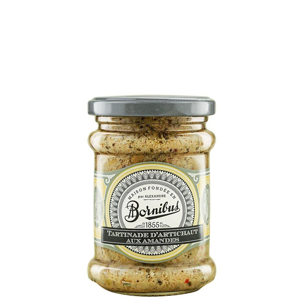 ARTICHOKE AND ALMOND SPREAD 230G BORNIBUS