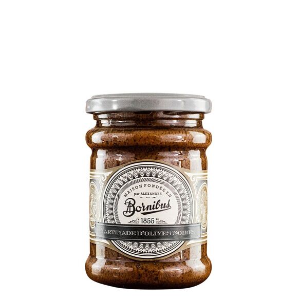 BLACK OLIVE SPREAD 240G BORNIBUS