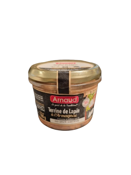 Rabbit Terrine with Armagnac 180g ARNAUD